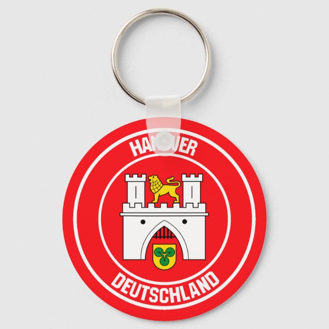 Hannover RundEmblem Schlüsselanhänger (Vorderseite)