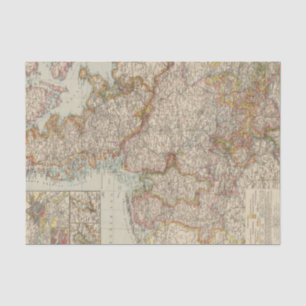 Hannover, Schleswig-Holstein Seidenpapier