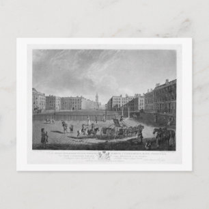Hannover Square, von einem Set mit vier Aussichten Postkarte
