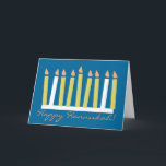 Hannukah Gruß-Karte Feiertagskarte<br><div class="desc">Glückliche Hannukah Gruß-Karte kann mit Ihrem sehr besonders angefertigt und personalisiert, sein Sondermeldung zu besitzen.</div>