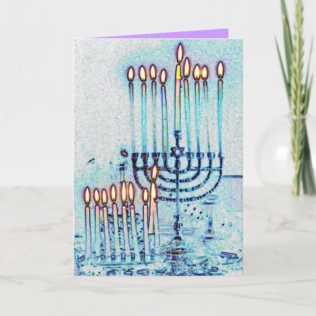 Hannukah Karte (Vorderseite)