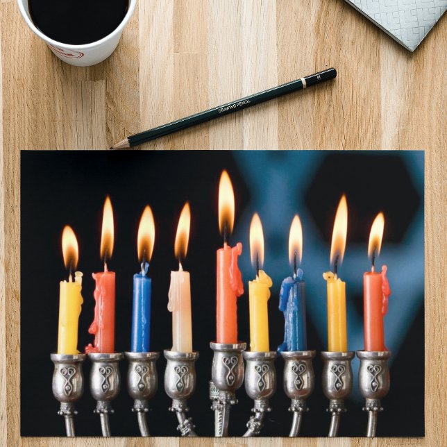 Hannukah Menorah Feiertagskarte (Von Creator hochgeladen)