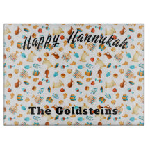 Hannukah Menorah Tropfen Board Candle Tischset