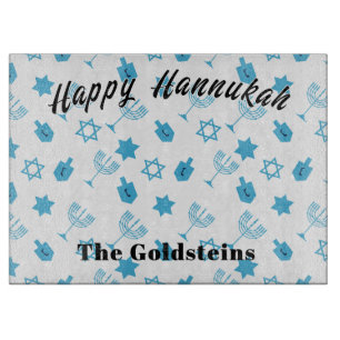 Hannukah Menorah Tropfen Board Candle Tischset Schneidebrett