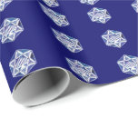 Hannukah Menorah und Star Geschenkpapier<br><div class="desc">Hannukah Menorah und Star</div>