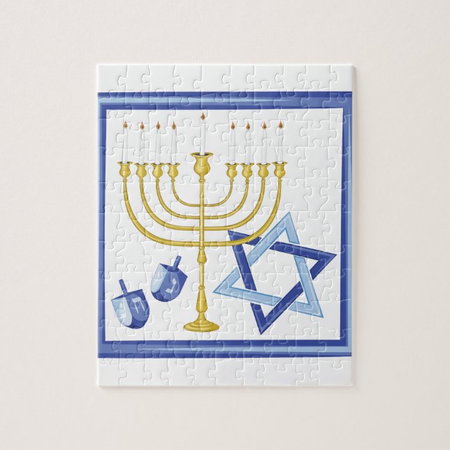 Hannukah Symbole (Vertikal)