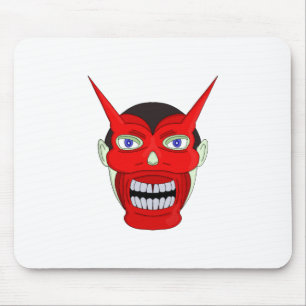 Hannya Japanese Noh Theater Mousepad
