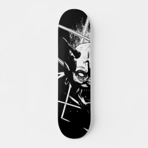 Hannya Mask 8189 - Variant - Black & White - Verla Skateboard