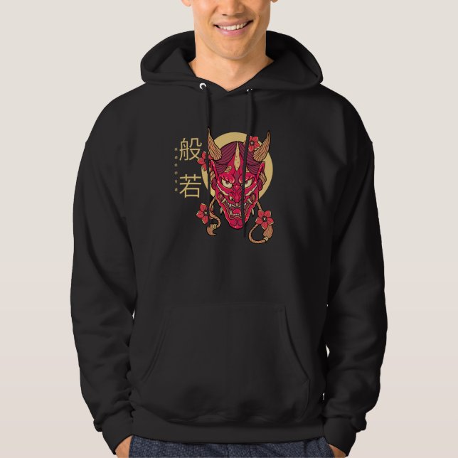Hannya Mask Hoodie (Vorderseite)