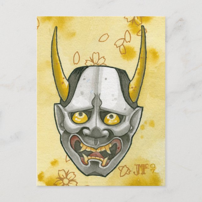 Hannya Postkarte (Vorderseite)