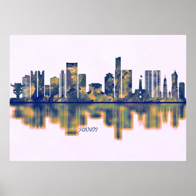 Hanoi Skyline Poster (Vorne)