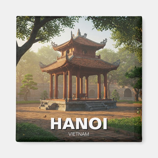 Hanoi Tempel der Literatur Vietnam Reise Magnet (Vorne)
