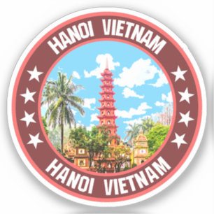 Hanoi Vietnam Aufkleber