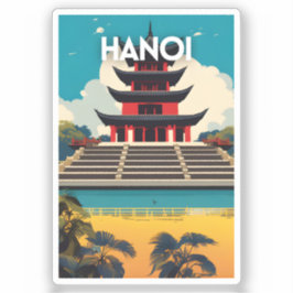 Hanoi Vietnam Aufkleber