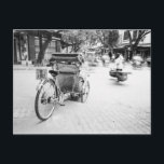 Hanoi Vietnam, Cyclo in Old Hanoi Postkarte<br><div class="desc">COPYRIGHT Walter Bibikow / SuperStock.com | AS38 WBI0012.jpg | Hanoi Vietnam, Cyclo in Old Hanoi</div>