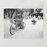 Hanoi Vietnam, Cyclo in Old Hanoi