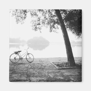 Hanoi Vietnam, Fahrrad & Bay Mau Lake Lenin-Park Magnet