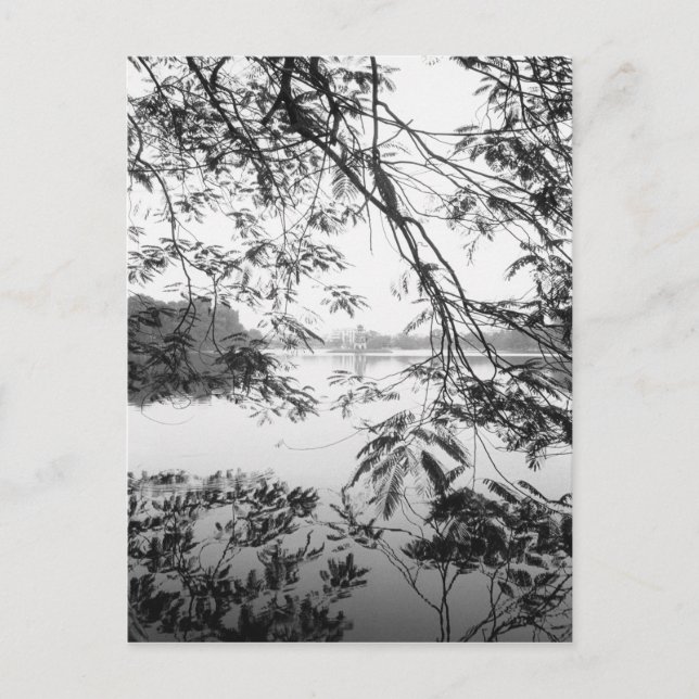 Hanoi Vietnam, Hoan Kiem Lake View Postkarte (Vorderseite)