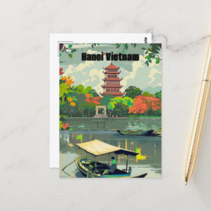 Hanoi Vietnam Postkarten Kunst, Hanoi, Vietnam Rei