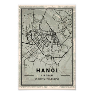 Hanoi Vietnam Print Poster Canvas
