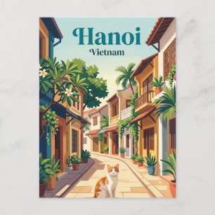 Hanoi, Vietnam Vietnam Postkarte