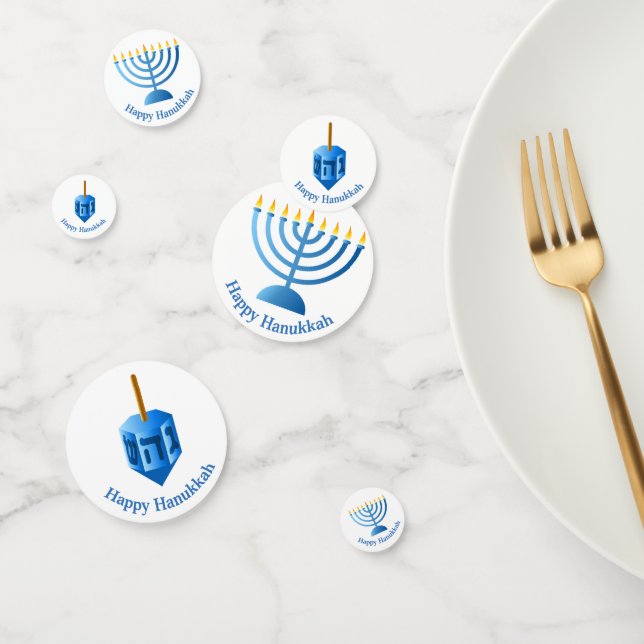 Hanoukka Chanukah Design Table Confetti (Groupe)