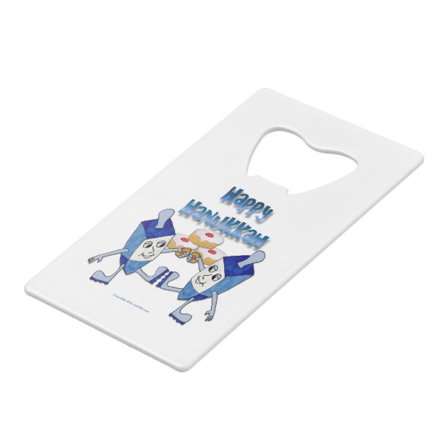 Hanoukka Dancing Dreidels et Jelly Doughnut (Devant Angle)