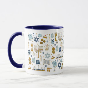 Hanoukka Doodles mignon Mug illustré