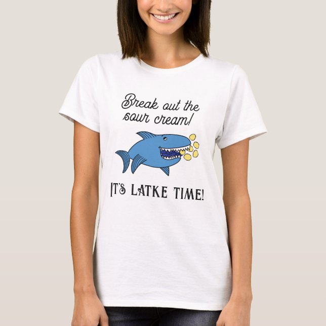 Hanoukka Latke Time / T-shirt de base pour femmes (Devant)