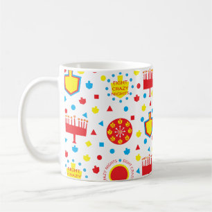 Hanoukka Mug Colorful Crazy 8 nuits