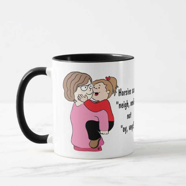Hanoukka Mug ou anniversaire ou toute autre journé (Gauche)