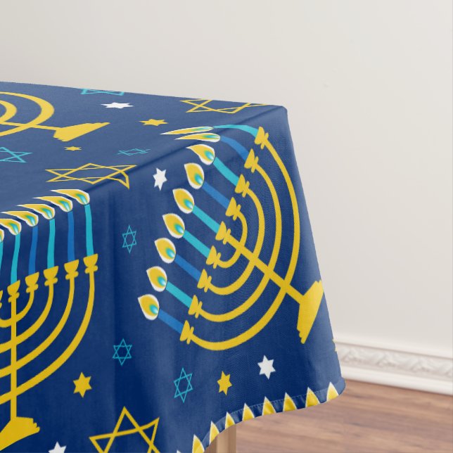 Hanoukka - Nappe à nappes de chanukah (In Situ)
