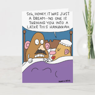 Hanoukka Potatoheads Hanoukka Plaisanterie Carte p