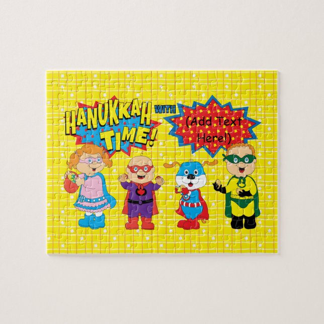 Hanoukka Puzzle Super Hanoukka Heroes (Horizontal)