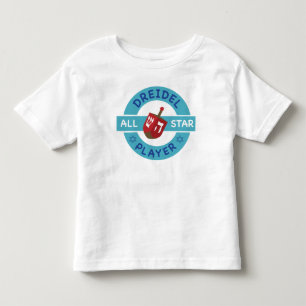 Hanoukka tout le T-shirt d'Étoile-Dreidel