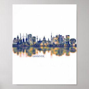 Hanover Skyline Poster