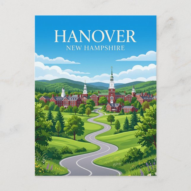 Hanover USA Postkarte (Vorderseite)
