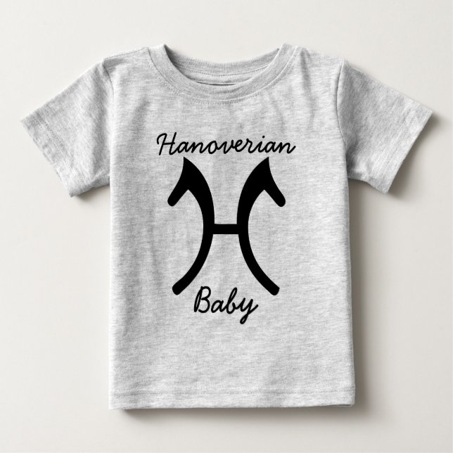 Hanoverian Baby Bio Baby T-shirt (Vorderseite)