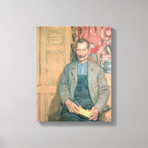 Hans Arnbom, der Tischler Leinwanddruck