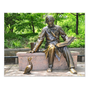 Hans Christlich Andersen im Zentralpark Fotodruck