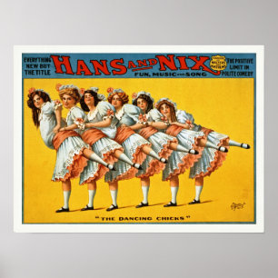 Hans et poster vintage de Nix