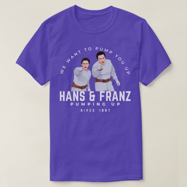 Hans Franz Wir haben gewollt, Sie seit 1987 hochzu T-Shirt (Design vorne)