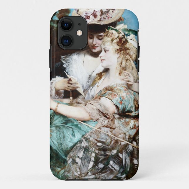 Hans Makart, Liebe (1875) Case-Mate iPhone Hülle (Rückseite)
