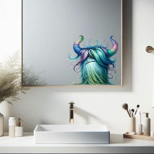 Hans - Sticker transparent monstre à un oeil