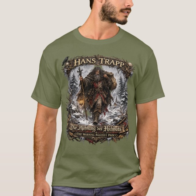 Hans Trapp Folklore  – The Warning Against Pride T-Shirt (Vorderseite)