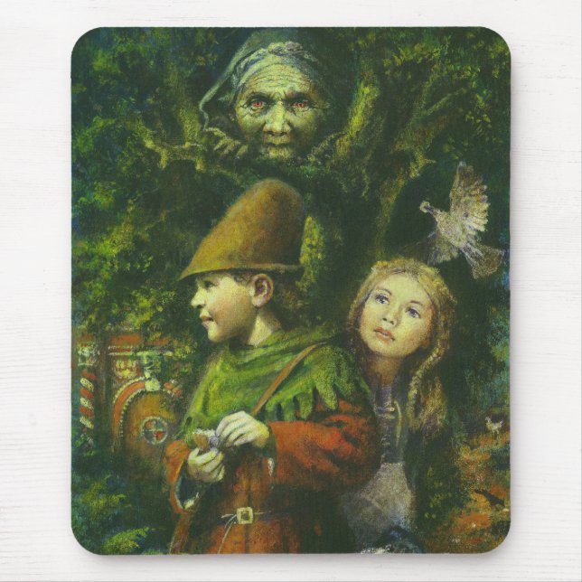 Hansel und Gretel Mousepad (Vorne)