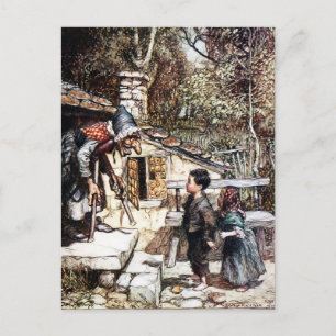 Hansel und Gretel Postkarte