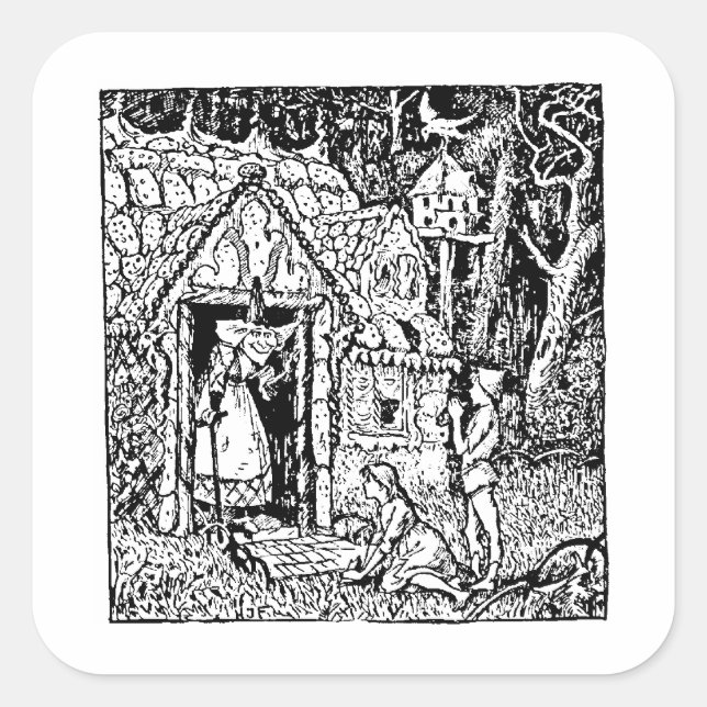 Hansel und Grettel Sticker (Vorderseite)