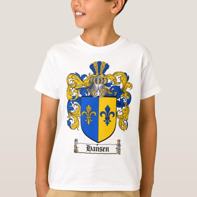 HANSEN FAMILIENWAPPEN - HANSEN WAPPEN T-Shirt (Vorderseite)
