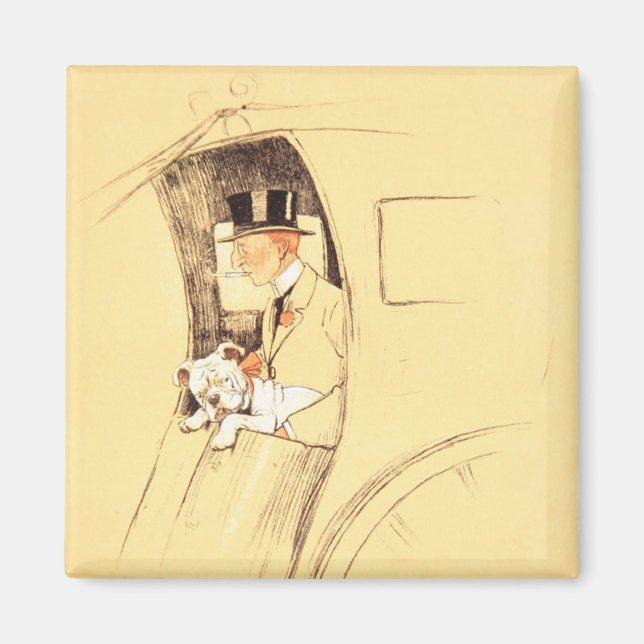 Hansom Cab Magnet (Vorne)